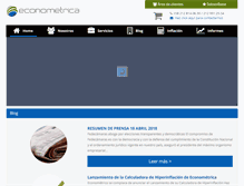 Tablet Screenshot of econometrica.com.ve